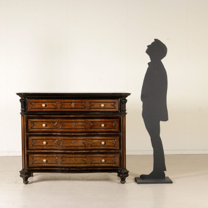 Chest of Drawers Made in Lombardy 18th Century