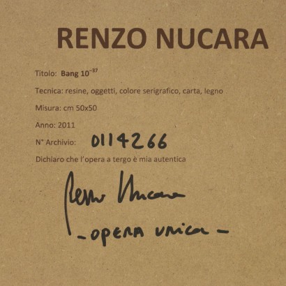 Opera di Renzo Nucara-particolare