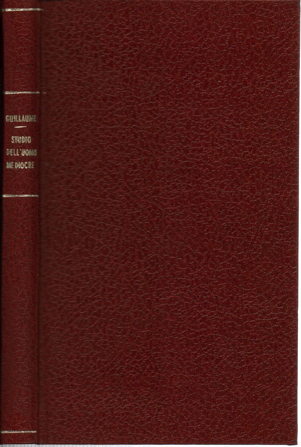Studie des mittelmäßigen Mannes, Renato A. Guillaume