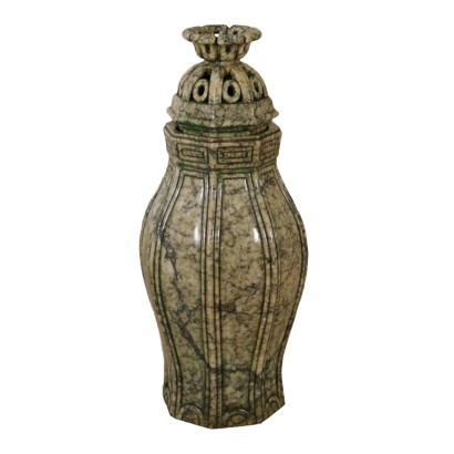 Antik, Vase, antike Vase, antike Vase, antike chinesische Vase, antike Vase, neoklassische Vase, Vase aus dem 19. Jahrhundert, Balustervase, chinesische Vase.