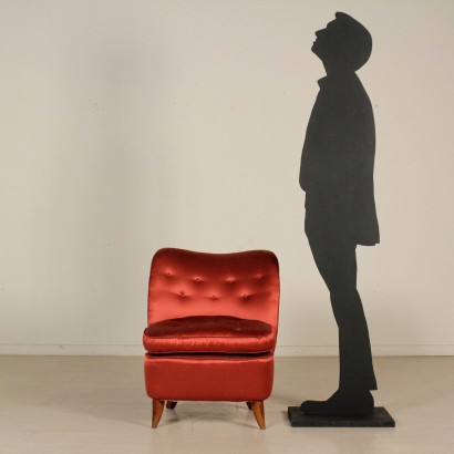 moderne Antiquitäten, moderne Design-Antiquitäten, Sessel, moderne Antiquitäten-Sessel, moderne Antiquitäten-Sessel, italienischer Sessel, Vintage-Sessel, 50er-Sessel, 50er-Design-Sessel, kleine Sessel, Paar Sessel.