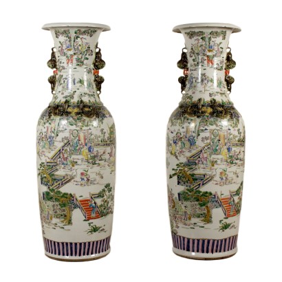 antique, vase, antique vases, antique vase, antique Chinese vase, antique vase, neoclassical vase, 20th century vase, Chinese vase, pair of large vases, pair of large Chinese vases.