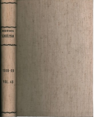 The Modern Schoolman volumen XLVI 1968-1969, AA.VV