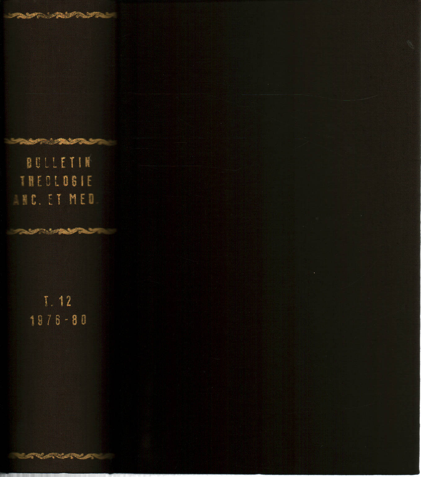 Bulletin de Théologie ancienne et médiévale Tome X, AA.VV.