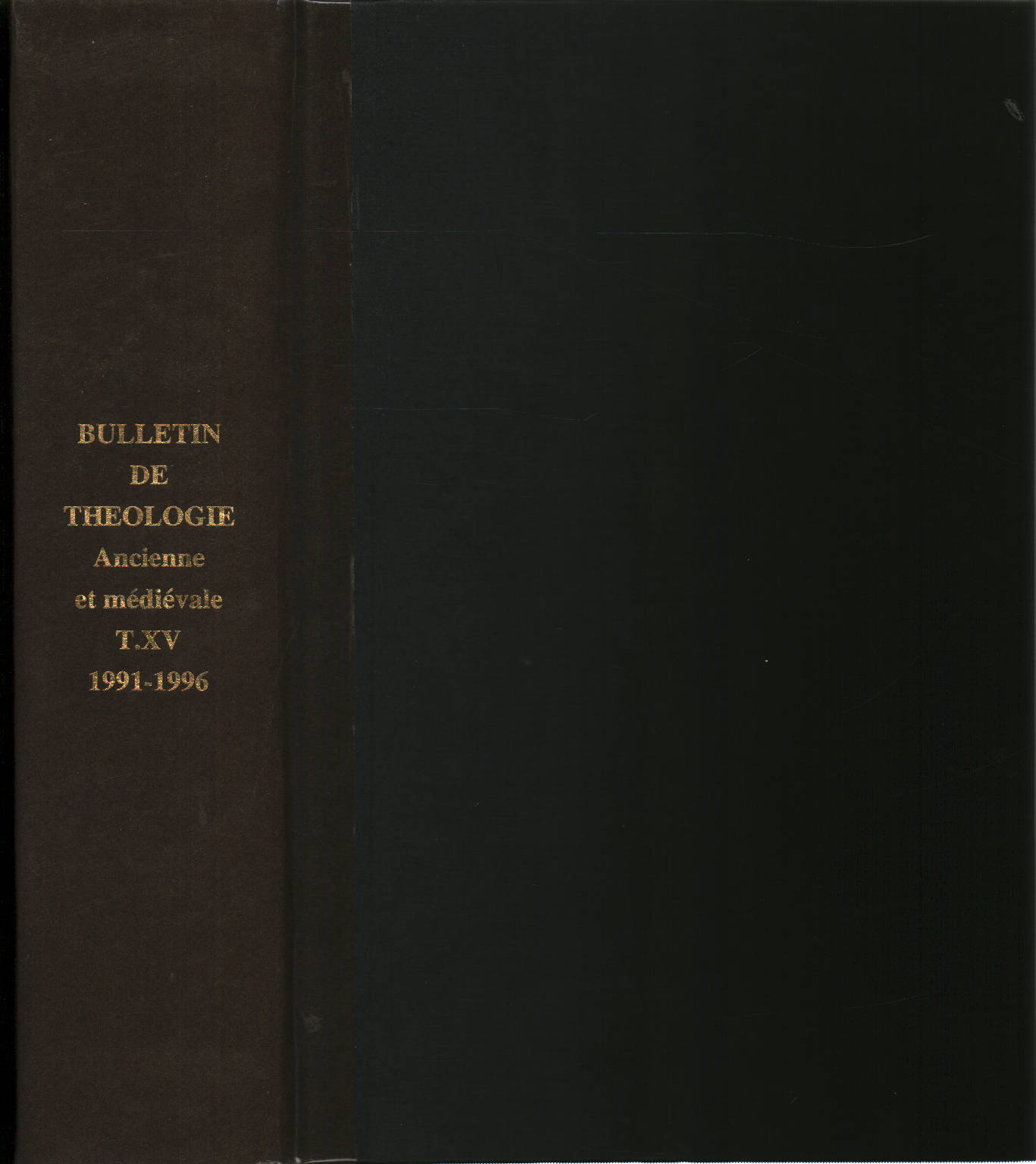 Bulletin de Théologie ancienne et médiévale dal To, AA.VV