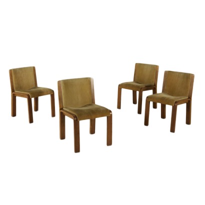 modern antiques, modern design antiques, chair, modern antique chair, modern antiques chair, Italian chair, vintage chair, 60-70s chair, 60-70s design chair, group of chairs, group of four chairs.