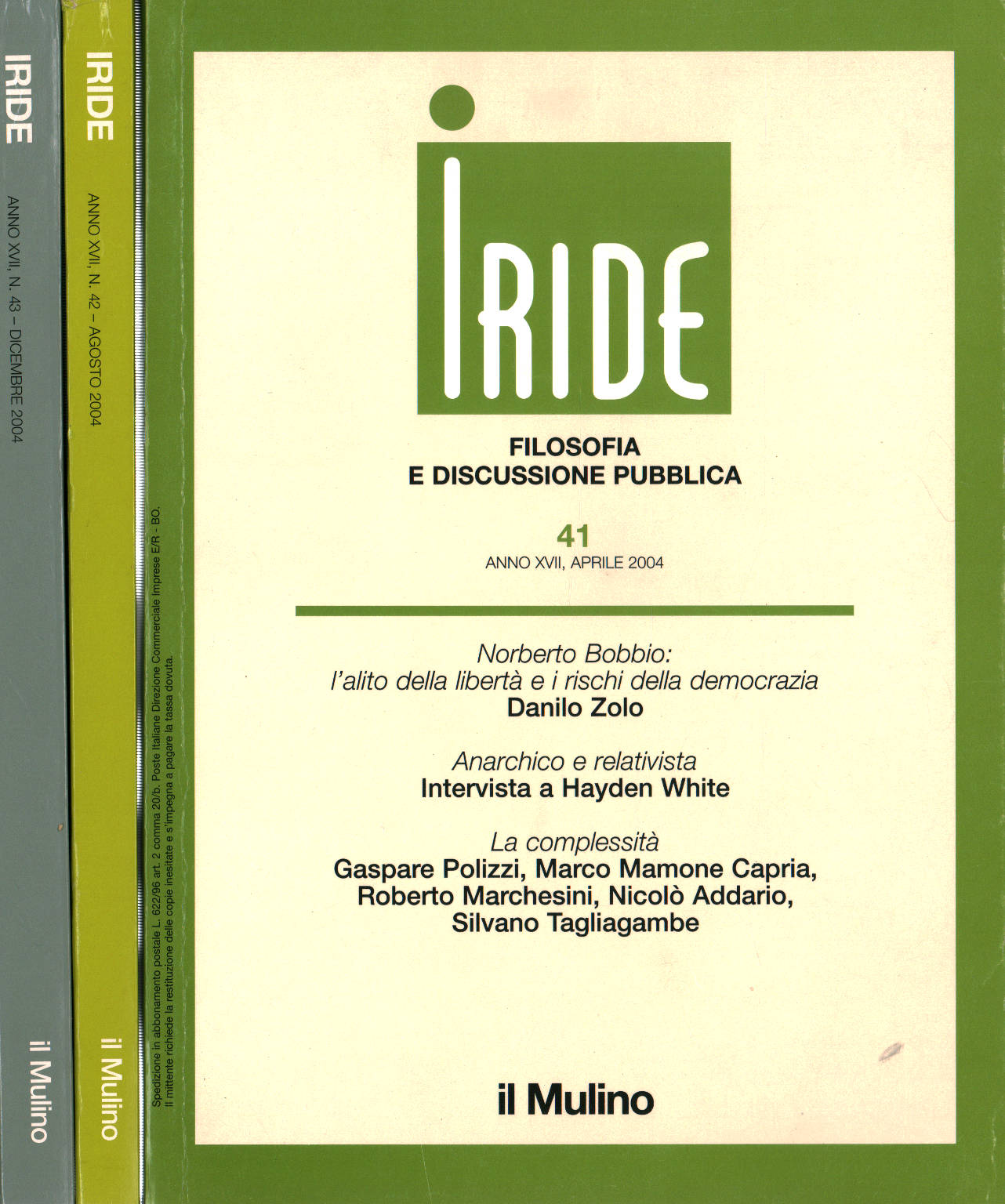 Iride Año XVII 2004 (núms. 41-42-43), AA.VV.