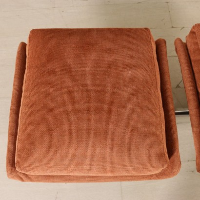 moderne Antiquitäten, moderne Design-Antiquitäten, Sessel, moderne Antiquitäten-Sessel, moderne Antiquitäten-Sessel, italienischer Sessel, Vintage-Sessel, 60er-Sessel, 60er-Design-Sessel, Sessel mit Fußstütze.