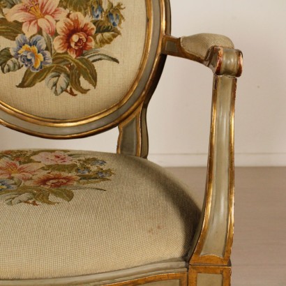 Pair of Armchairs, Neoclassical-particular