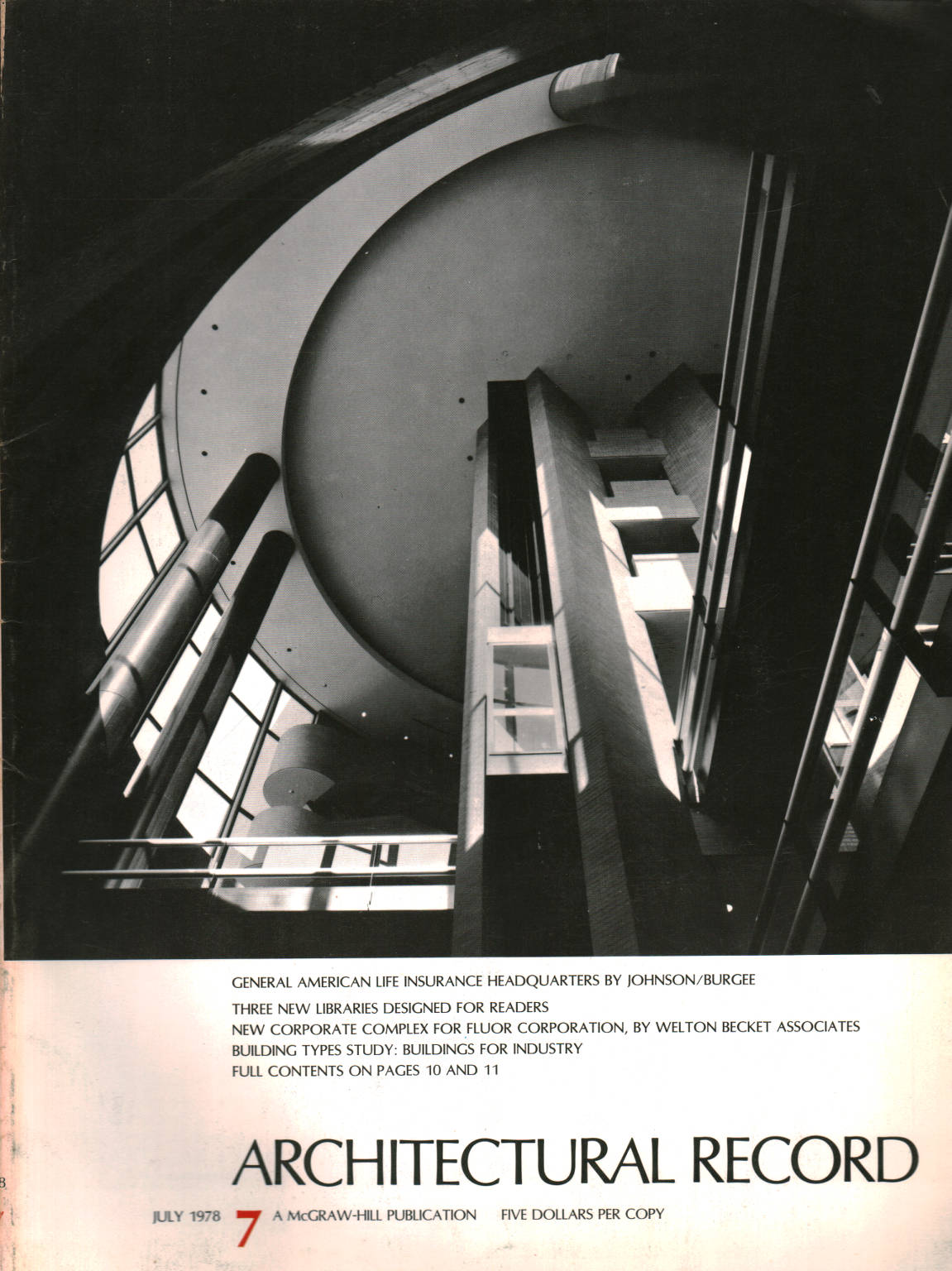 Architectural Record Nr. 7, Juli 1978, AA.VV.