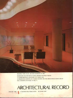 Architectural Record n.1 Jenuary 1980