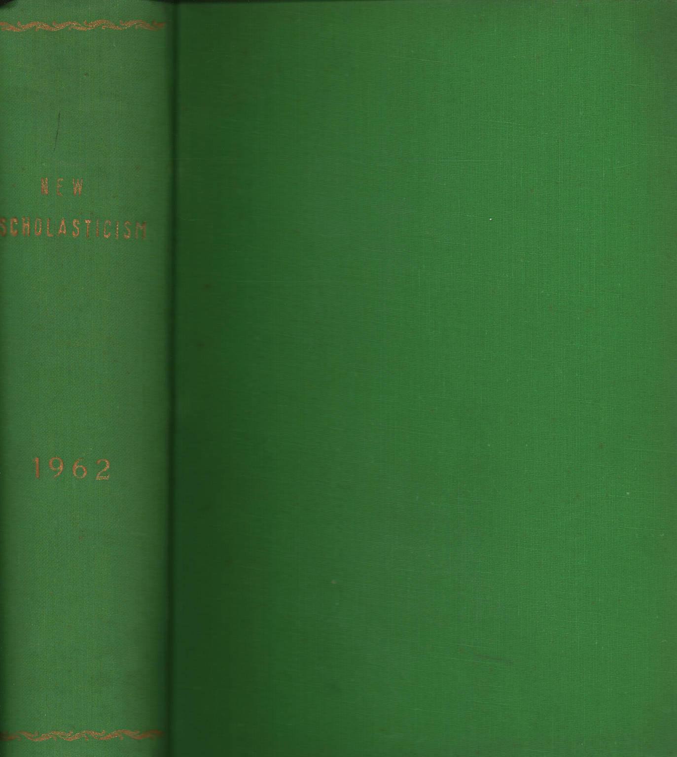 The new scholasticism Volume XXXVI 1962 n.1-2-3-4, AA.VV.