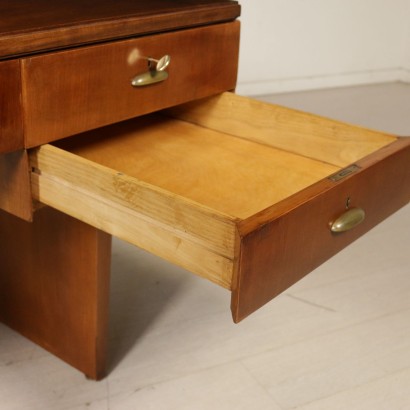modern antiques, modern design antiques, desk, modern antique desk, modern antiques desk, Italian desk, vintage desk, 1950s desk, 1950s design desk, desk with drawers.