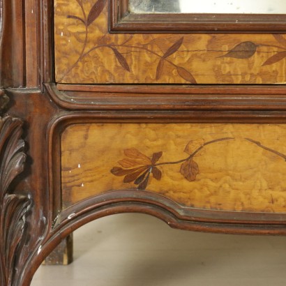 Armoire de style art nouveau-détail