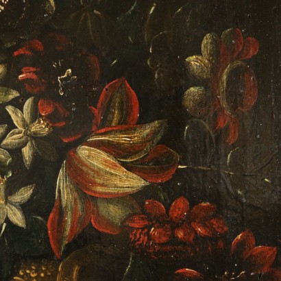 Still life with vase of flowers-detail