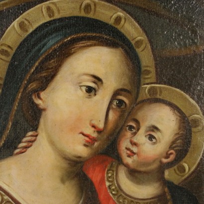 Vierge à l'Enfant-détail