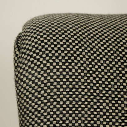 Armchair Designed by Osvaldo Borsani Metal Fabric Vintage Italy 1950s