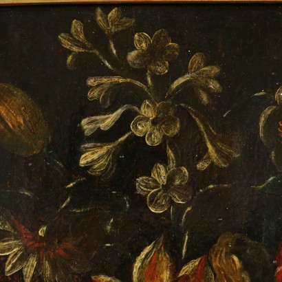 Still life with Vase of Flowers-detail