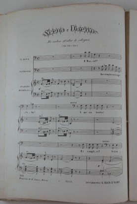 Il Duca d'Alba Opera postuma di G. Donizetti Paro, Gaetano Donizetti