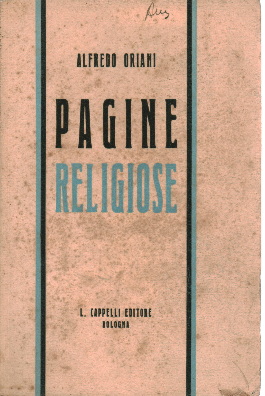 Pagine religiose, Alfredo Oriani