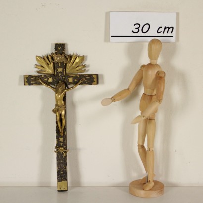 Crucifix en Bronze Doré