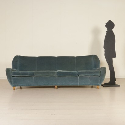 modernariato, modernariato di design, divano, divano modernariato, divano di modernariato, divano italiano, divano vintage, divano anni 50, divano design anni 50.
