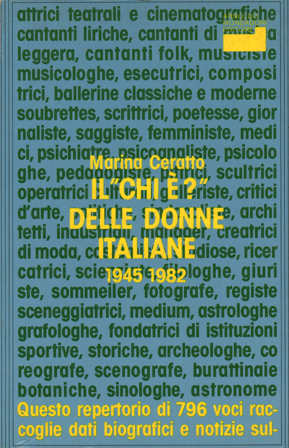 Il «chi è?» delle donne italiane, Marina Ceratto