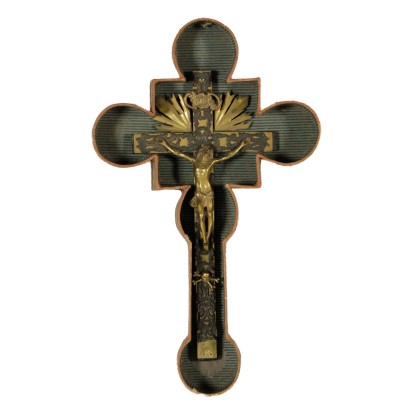 Crucifix en Bronze Doré