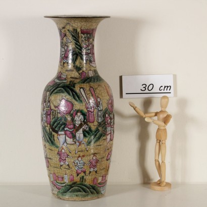 Antiquitäten, Vase, antike Vasen, antike Vase, antike italienische Vase, antike Vase, neoklassische Vase, 900er Vase, Nanjingvase, Steinzeugvase.