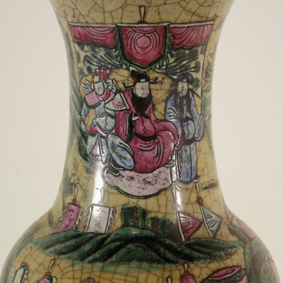 Antiquitäten, Vase, antike Vasen, antike Vase, antike italienische Vase, antike Vase, neoklassische Vase, 900er Vase, Nanjingvase, Steinzeugvase.