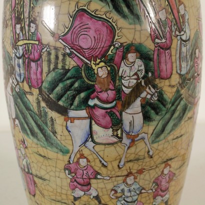 Antiquitäten, Vase, antike Vasen, antike Vase, antike italienische Vase, antike Vase, neoklassische Vase, 900er Vase, Nanjingvase, Steinzeugvase.