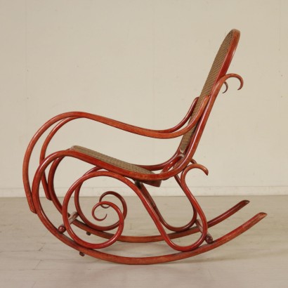 antique, chair, antique chairs, antique chair, antique Italian chair, antique chair, neoclassical chair, chair from the 1900s, rocking chair, Thonet style rocking chair.
