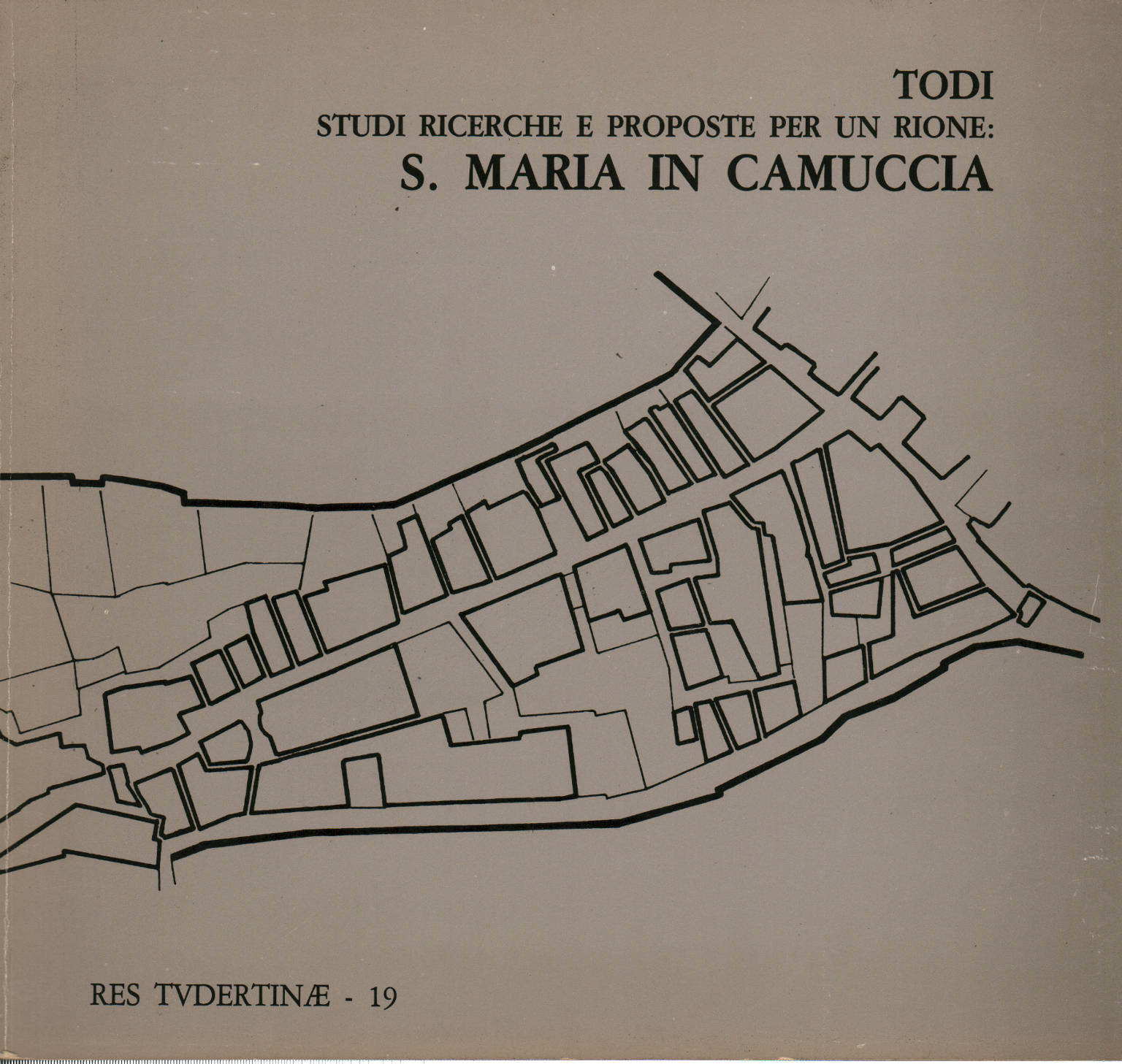 Todi - Études de recherche et propositions pour un quartier : S.Ma, AA.VV