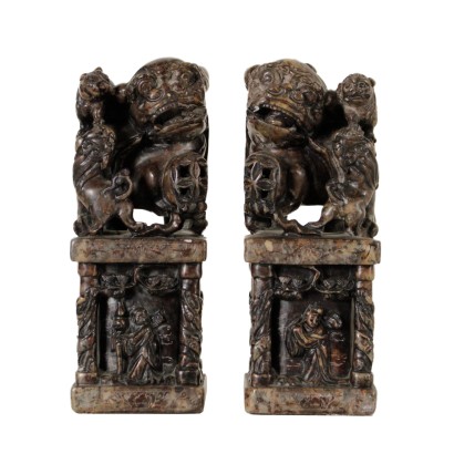 antique, object, antique object, ancient object, ancient Chinese object, antique object, neoclassical object, object of the 20th century, pair of seals.