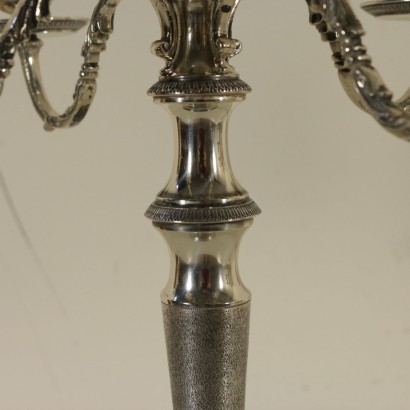 antique, candelabra, antique candelabra, antique candlestick, antique Italian candlestick, antique candlestick, neoclassical candlestick, 900 candlestick, pair of silver candlesticks.
