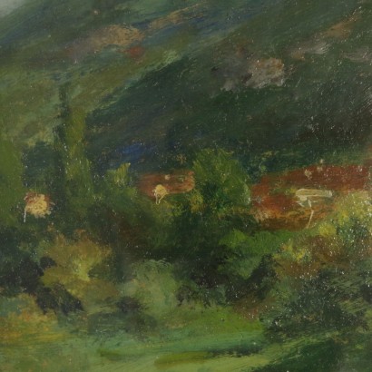 L'Art du dix-Neuvième siècle-de la Peinture de paysage-Paysage de Silvio Poma-particulier