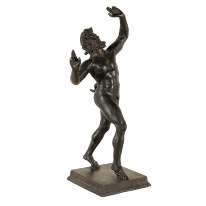 Antiquitäten, Bronze, Antiquitäten Bronzen, antike Bronze, antike italienische Bronze, antike Bronze, neoklassische Bronze, Bronze des 20. Jahrhunderts, Faun, Bronzefaun.