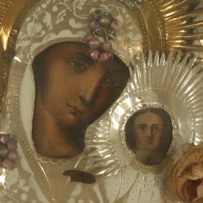 Virgen con el Niño-detalle