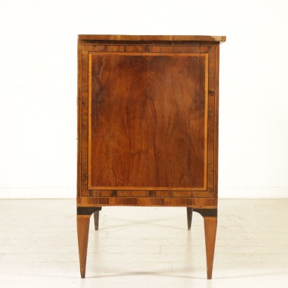 Elegant Commode N&#233;oclassique Noyer Erable Italie Dernier quart &apos;700