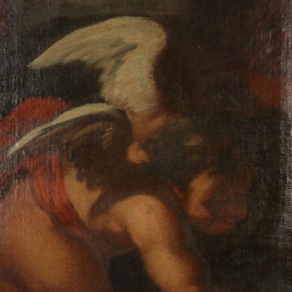 Allegory with Cherubs Oil on Canvas 18th Century