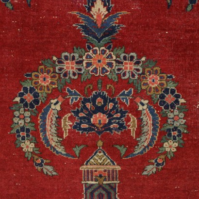 Antik, Teppich, Antike Teppiche, Antiker Teppich, Antiker Teppich, Neoklassizistischer Teppich, 20-30 Teppich, Kashan Teppich, Iran Teppich.