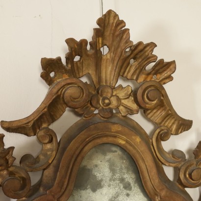Antik, Spiegel, Antiker Spiegel, Antiker Spiegel, Antiker Italienischer Spiegel, Antiker Spiegel, Neoklassizistischer Spiegel, Spiegel des 19. Jahrhundert