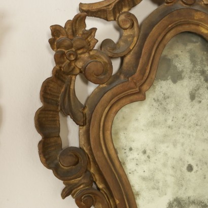Antik, Spiegel, Antiker Spiegel, Antiker Spiegel, Antiker Italienischer Spiegel, Antiker Spiegel, Neoklassizistischer Spiegel, Spiegel des 19. Jahrhundert