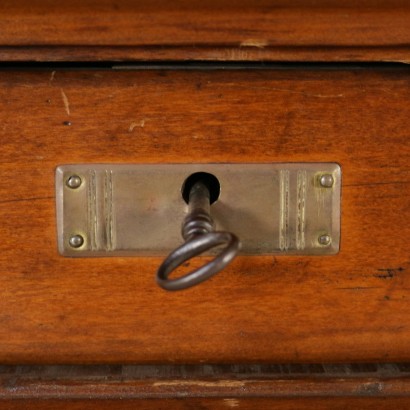 antiques, writing desk, antique writing desks, antique writing desk, antique Italian writing desk, antique writing desk, neoclassical writing desk, 19th century writing desk, writing desk with shutter.