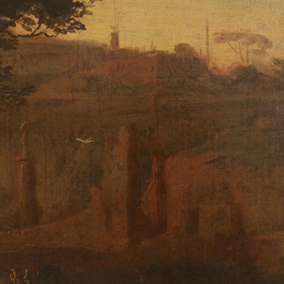 Landschaft mit Figurendetail