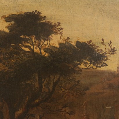 Paysage avec d&#233;tail de la figure