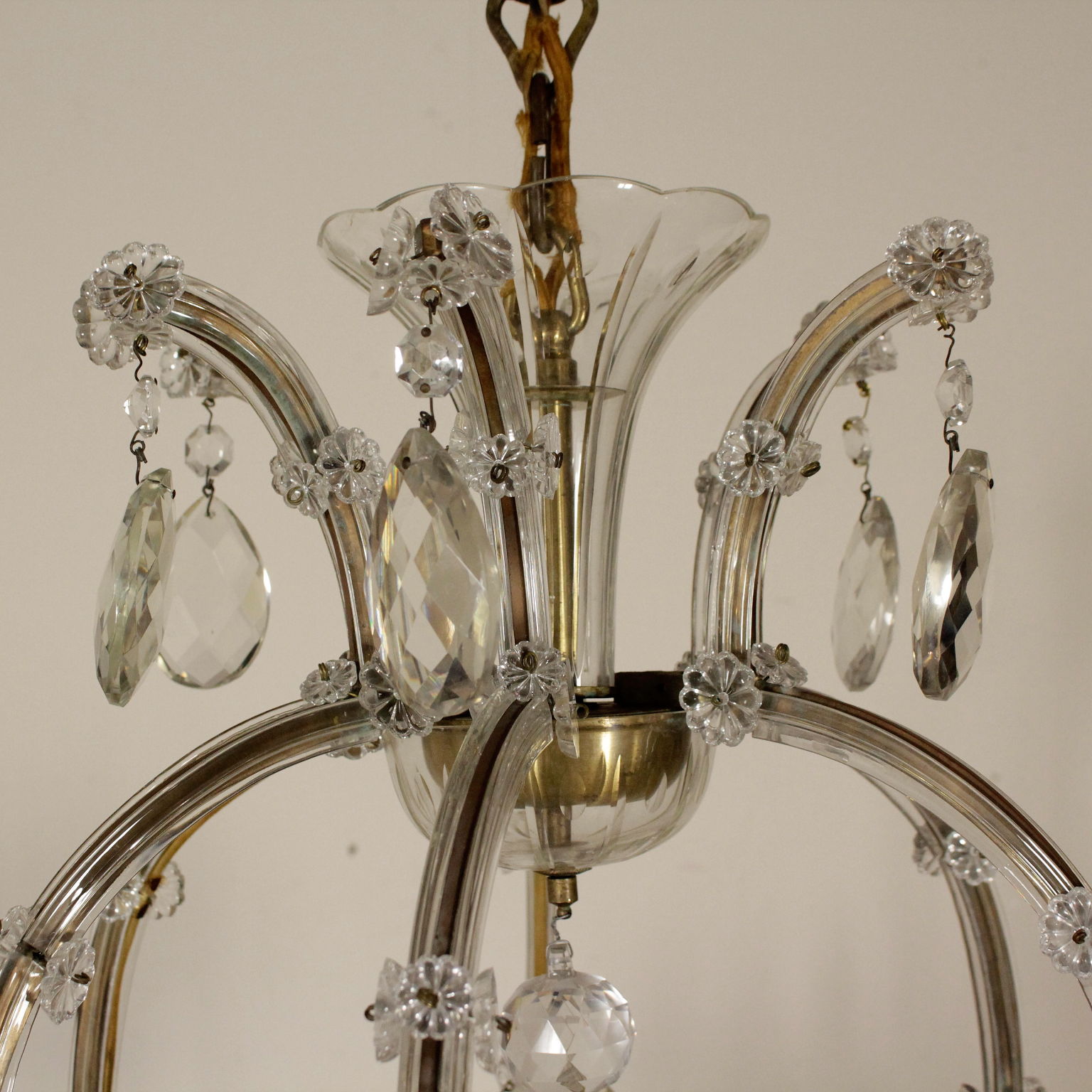 Maria Theresa Chandelier Crystal Glass Italy Early 1900 Lighting Maria Theresa Chandelier