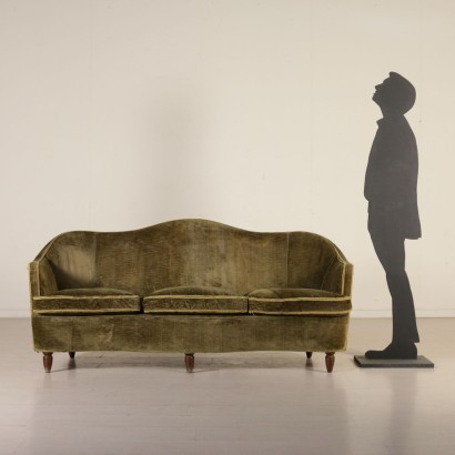 modernariato, modernariato di design, divano, divano modernariato, divano di modernariato, divano italiano, divano vintage, divano anni 40-50, divano design anni 40-50.