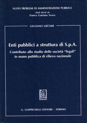 Enti pubblici a struttura di S.p.A