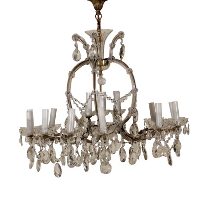 antique, chandelier, antique chandeliers, antique chandelier, antique Italian chandelier, antique chandelier, neoclassical chandelier, chandelier of the 900, Maria Theresa chandelier.